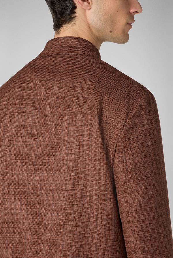 Pal Zileri Giacca camicia con motivo micro check Discount Store per i nuovi prodotti