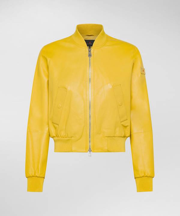﻿Peuterey Giacca bomber corta in pelle Nuovo