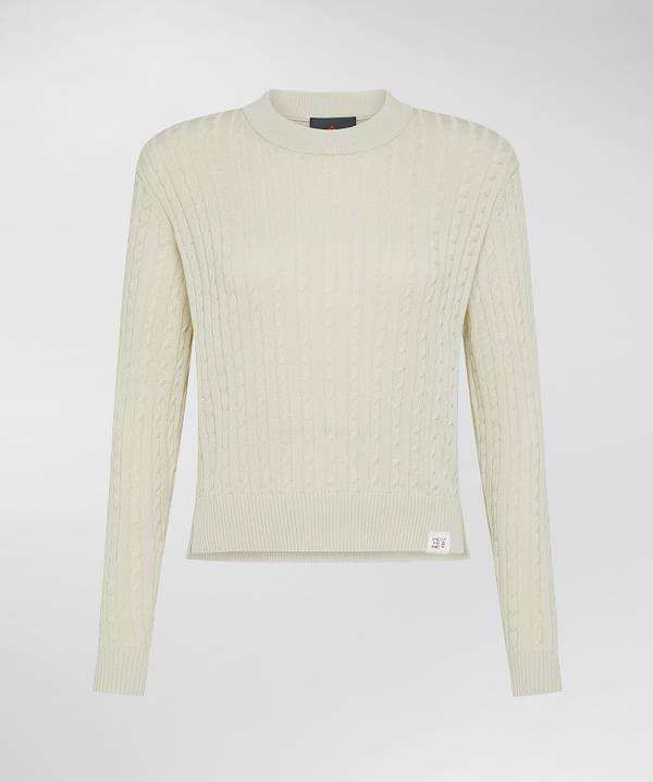 Peuterey Maglia a treccia in tricot di cotone Acquista Ora
