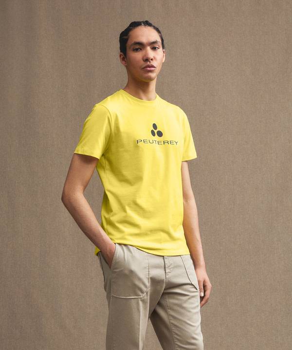 Peuterey T-shirt logata di cotone Vendite stagionali