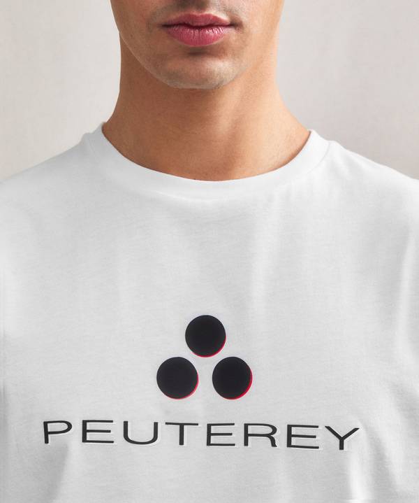 Peuterey T-shirt logata di cotone Sconto