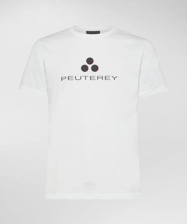 Peuterey T-shirt logata di cotone Sconto