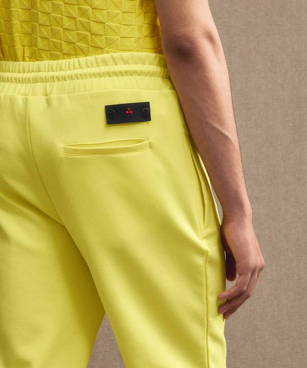 Peuterey Pantaloni joggers in cotone stretch con nastrature Offerta