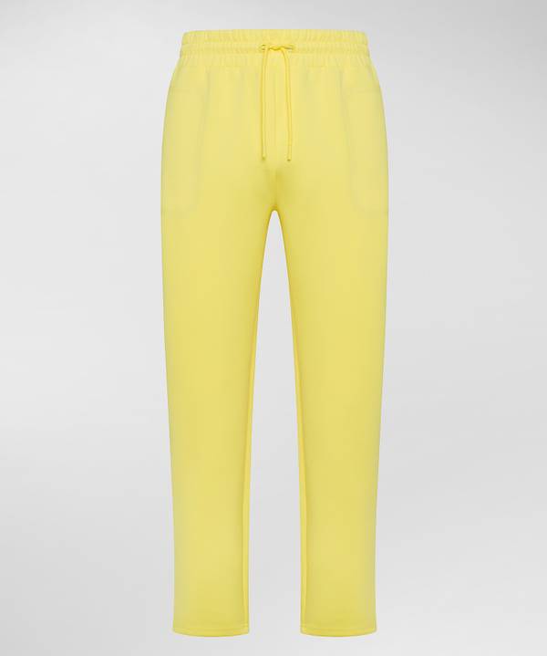Peuterey Pantaloni joggers in cotone stretch con nastrature Offerta