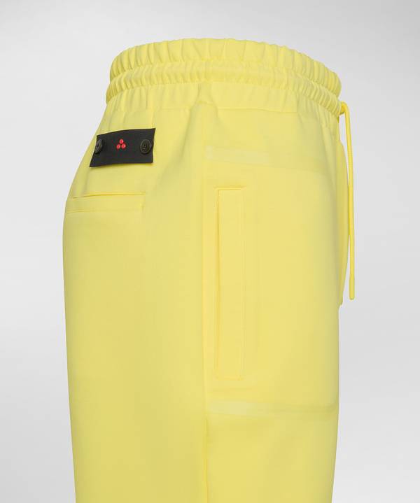 Peuterey Pantaloni joggers in cotone stretch con nastrature Offerta