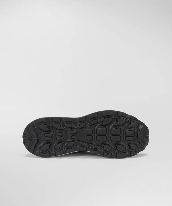 Peuterey Sneakers in pelle con dettagli nylon e nappa Economico