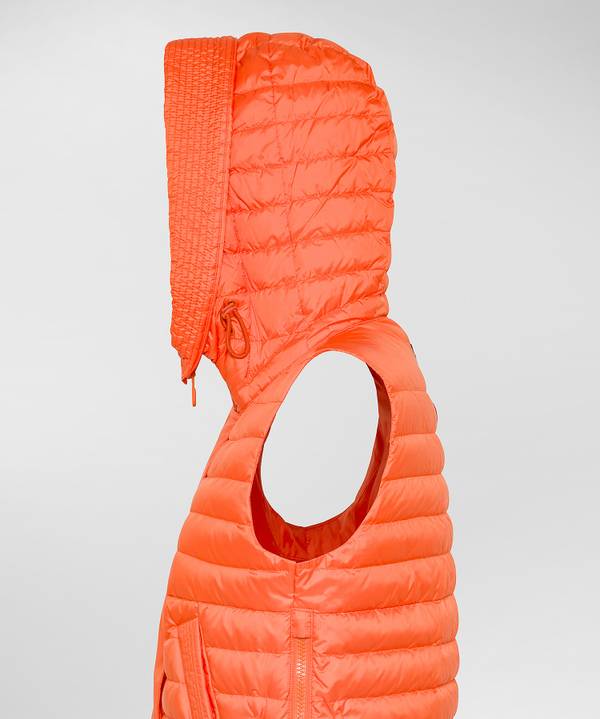 Peuterey Gilet imbottito con ampio cappuccio In Vendita
