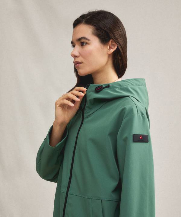 Peuterey Parka fishtail in nylon stretch Vendita Economica