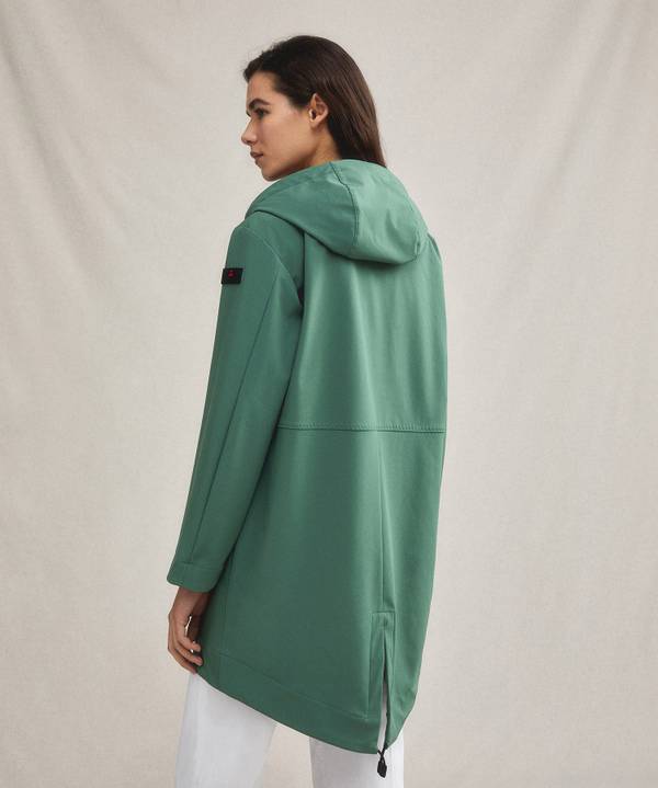 Peuterey Parka fishtail in nylon stretch Vendita Economica