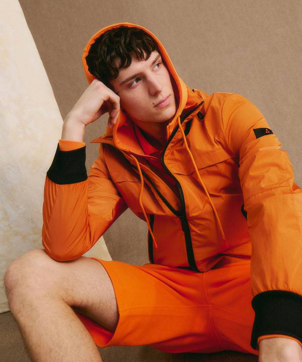 Peuterey Bomber in nylon con cappuccio estraibile Nuovo