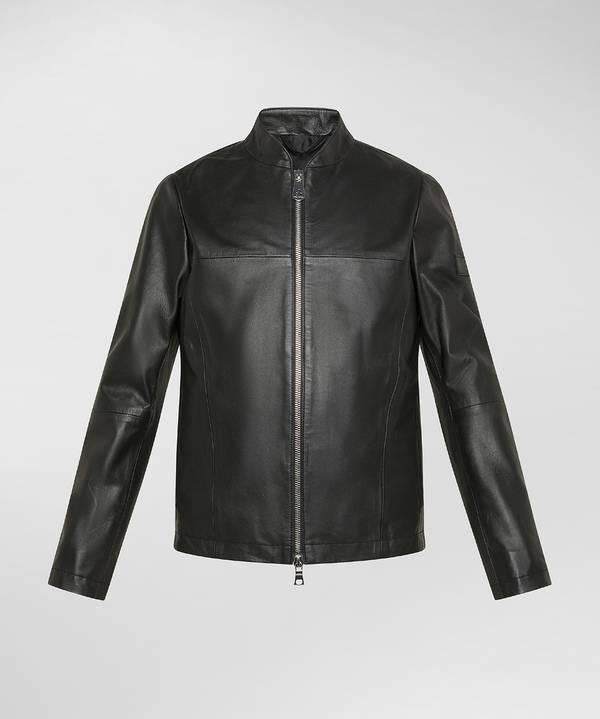 Peuterey Giacca biker in pelle Presa