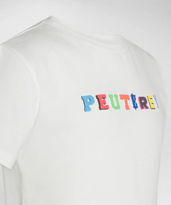 Peuterey T-shirt in cotone con stampa Saldi
