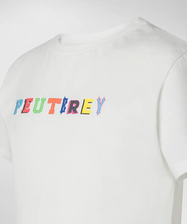 Peuterey T-shirt in cotone con stampa Saldi