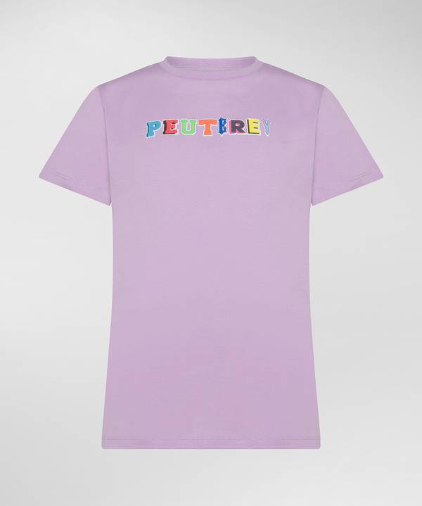 Peuterey T-shirt in cotone con stampa Offerte