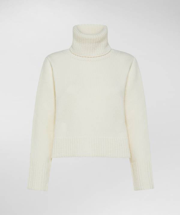 Peuterey Maglia Collo Alto In Misto Cachemire Saldi Di Fabbrica
