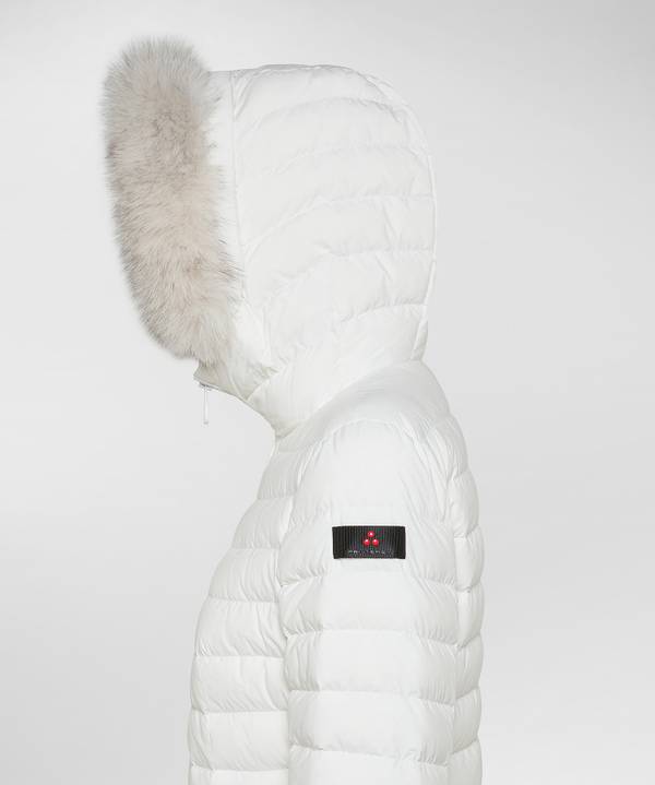 Peuterey Piumino Slim Con Pelliccia Negozio