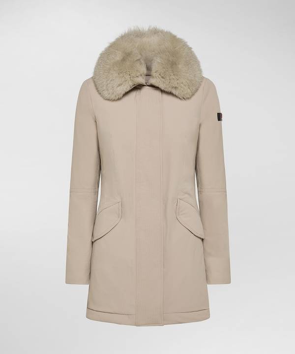 Peuterey Giacca Slim Con Pelliccia Nuova