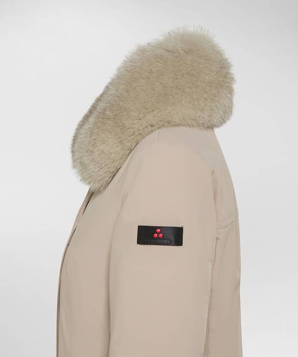 Peuterey Giacca Slim Con Pelliccia Nuova