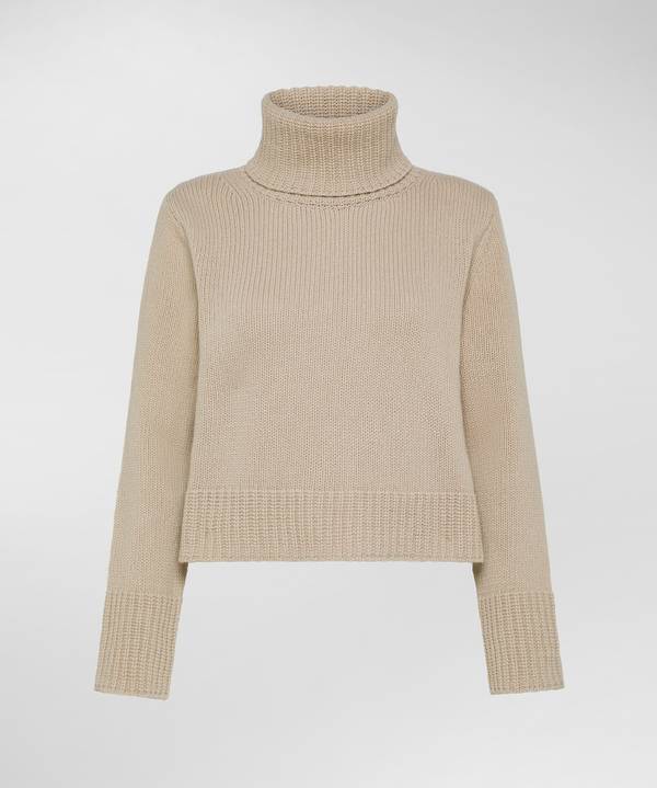 Peuterey Maglia Collo Alto In Misto Cachemire Moda