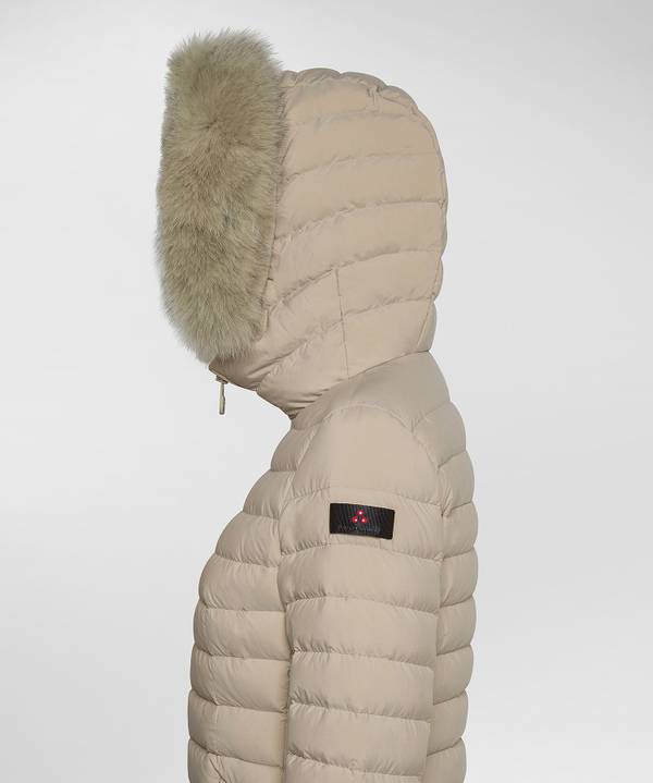 Peuterey Piumino Slim Con Pelliccia Italy