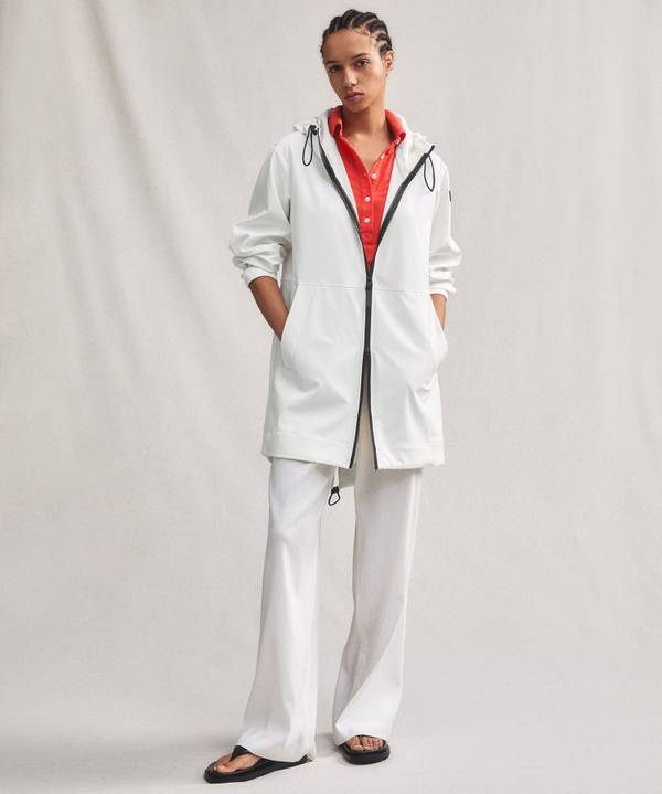 Peuterey Parka fishtail in nylon stretch In Linea