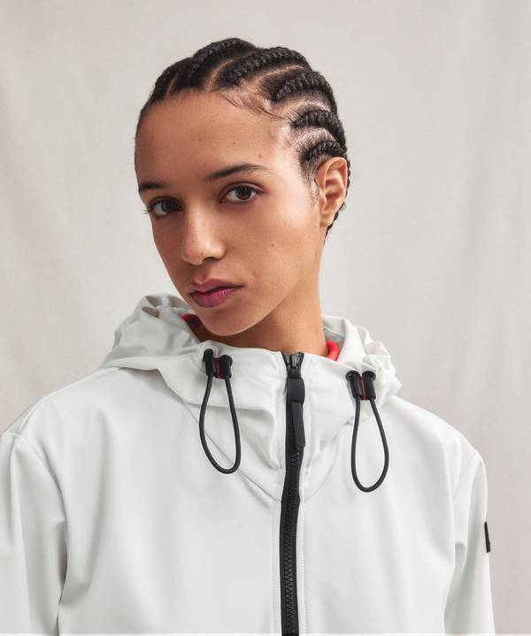 Peuterey Parka fishtail in nylon stretch In Linea