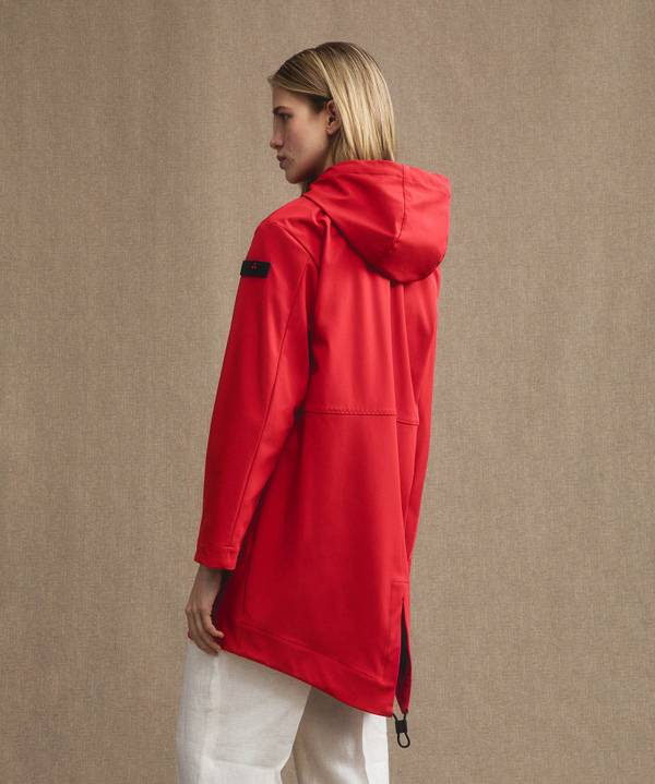 Peuterey Parka fishtail in nylon stretch Nuovo