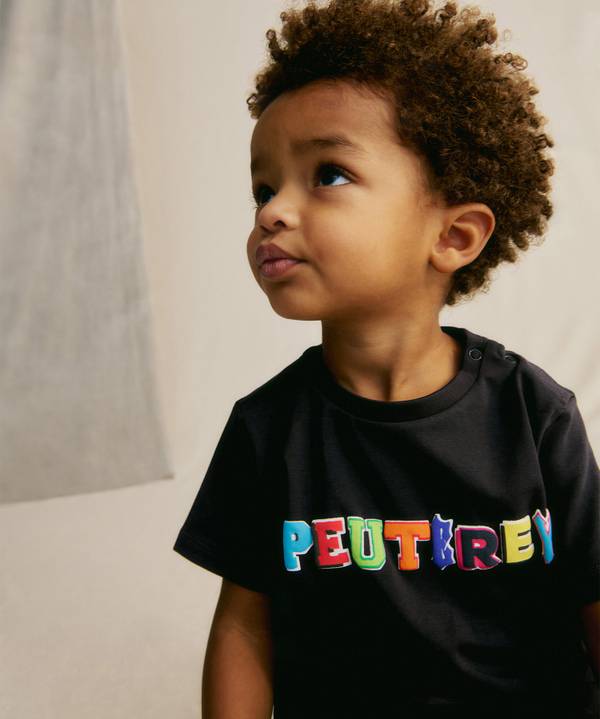 Peuterey T-shirt con scritta multicolor Fino Al -60%