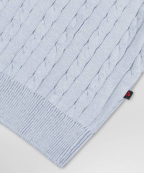 Peuterey Maglia con fantasia a treccia Prezzo Ridotto
