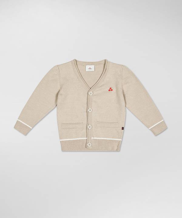 Peuterey Cardigan in tricot di cotone Sottocosto