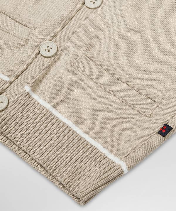 Peuterey Cardigan in tricot di cotone Sottocosto