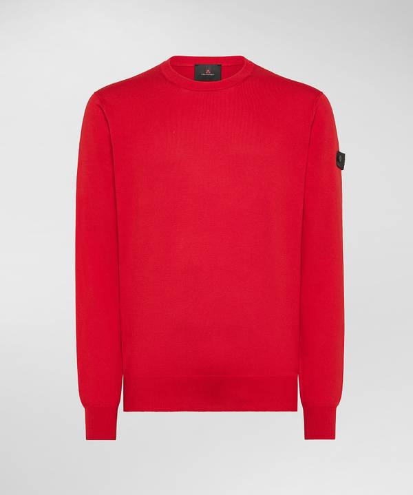 Peuterey Maglia tricot con logo ricamato Economico
