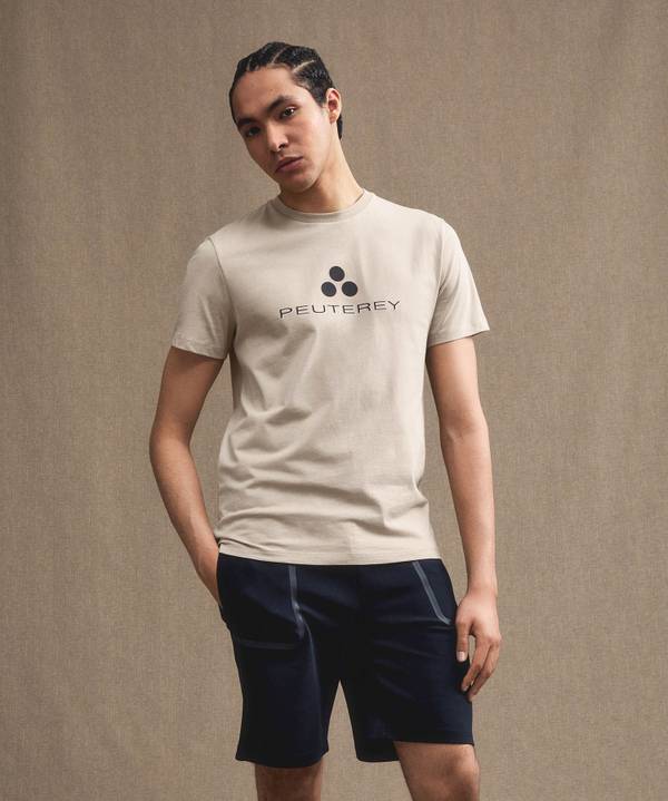 Peuterey T-shirt logata di cotone Online