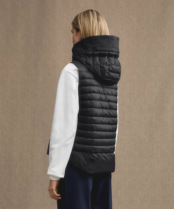 Peuterey Gilet imbottito con ampio cappuccio Moda