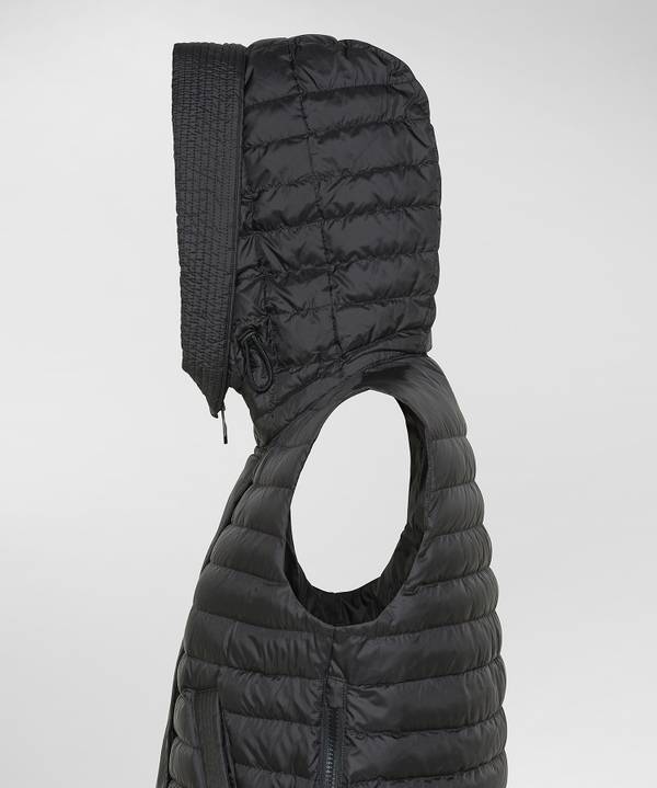 Peuterey Gilet imbottito con ampio cappuccio Moda