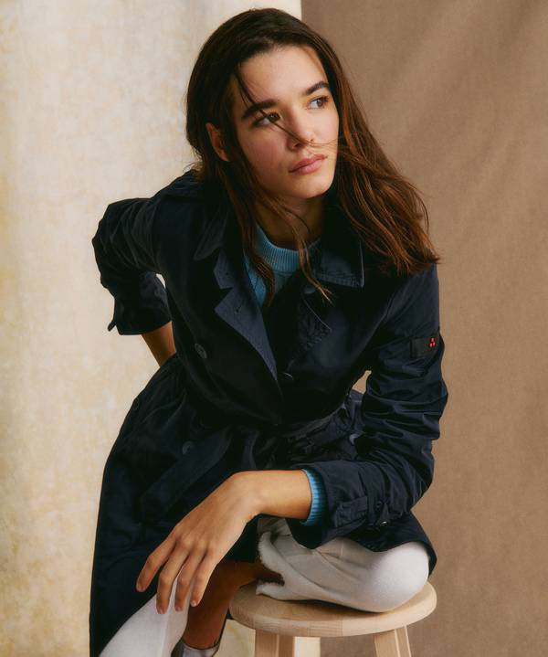 Peuterey Trench idrorepellente con cintura Italia