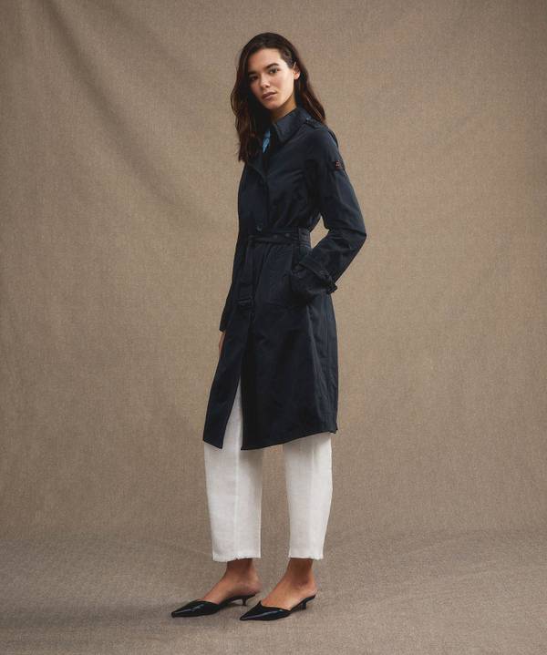 Peuterey Trench idrorepellente con cintura Italia