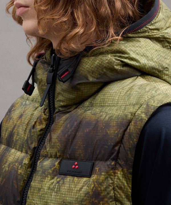 Peuterey Gilet Tie-Dye In Nylon Ripstop Promozione Limitata