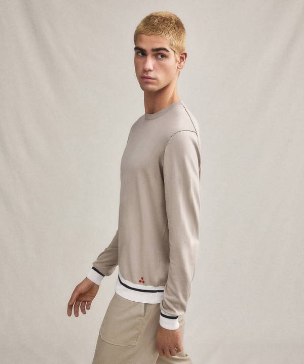 Peuterey Maglia tricot con dettagli rigati Convenienza