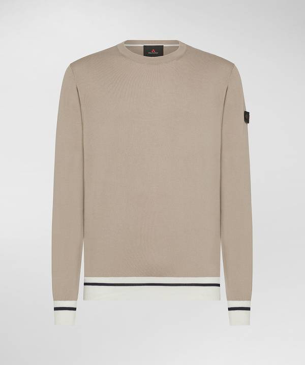 Peuterey Maglia tricot con dettagli rigati Convenienza