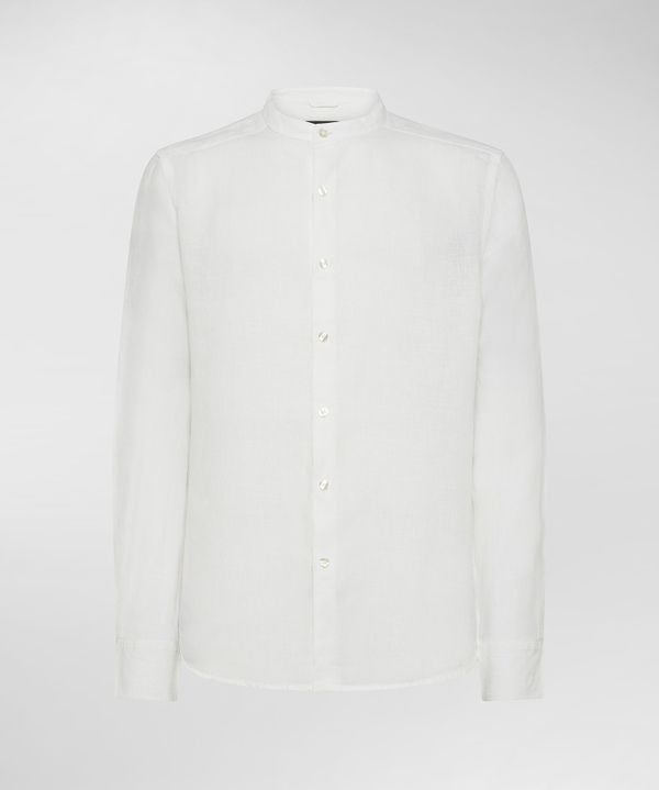 Peuterey Camicia in lino Offerta