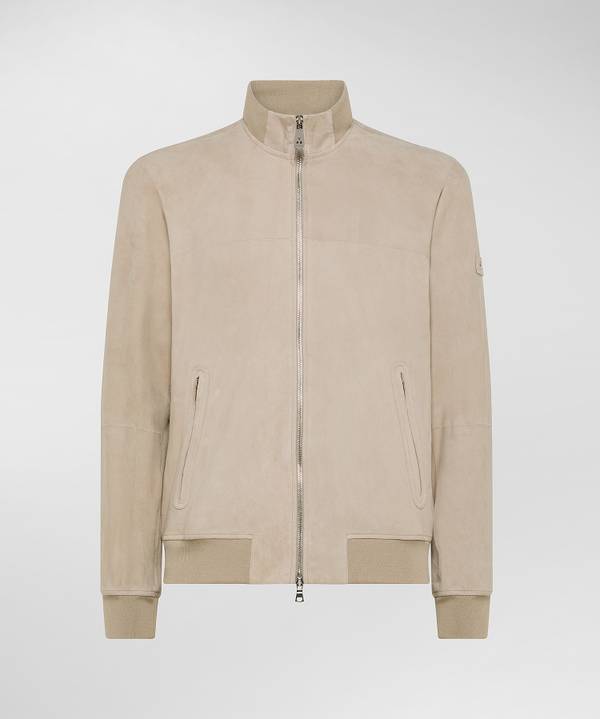 Peuterey Giacca bomber in pelle scamosciata In Vendita