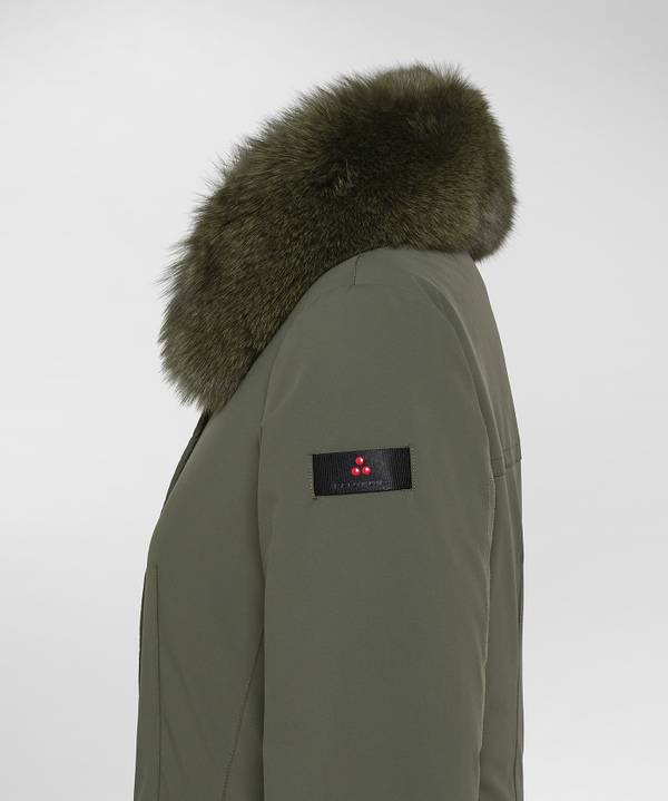 Peuterey Giacca Slim Con Pelliccia Hotsell