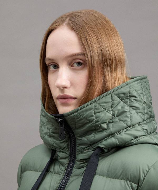 Peuterey Piumino Lungo In 100% Poliestere Riciclato Saldi Di Fabbrica