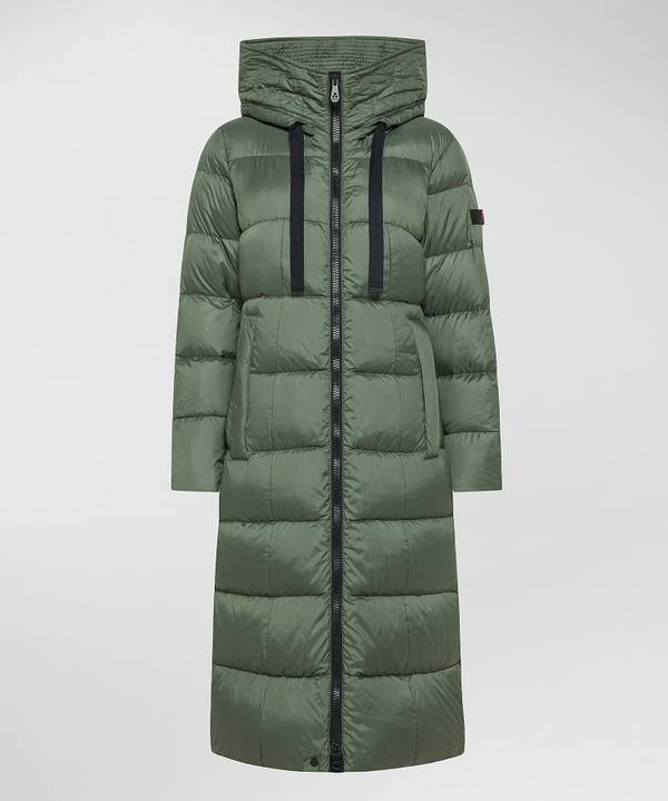Peuterey Piumino Lungo In 100% Poliestere Riciclato Saldi Di Fabbrica