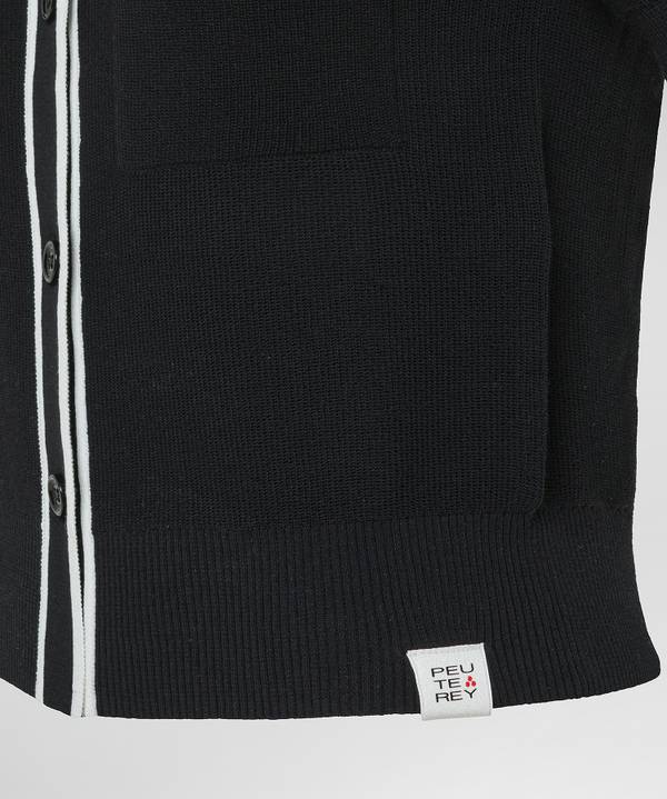 Peuterey Cardigan manica corta con tasche al petto Italy