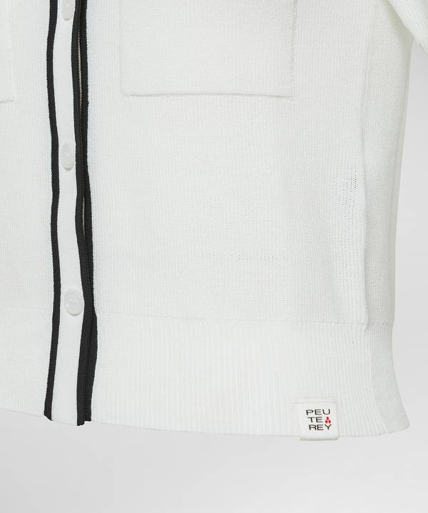 Peuterey Cardigan manica corta con tasche al petto Nuovo