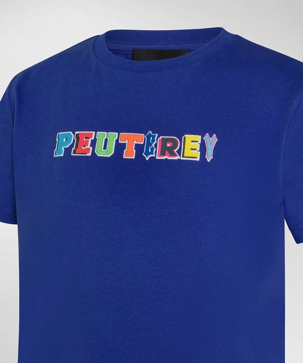 Peuterey T-shirt in cotone con stampa Fino Al -60%