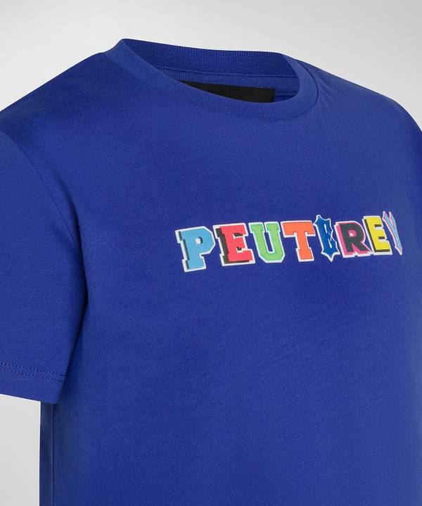 Peuterey T-shirt in cotone con stampa Fino Al -60%