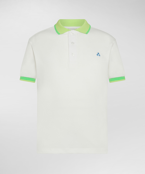 Peuterey Polo in piquet dettagli fluo Shopping Online